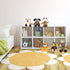 9 Set 11 Inch Zhanmai Pieces Safari Stuffed Animal Toys Plush Jungle Animal Toys Plush Includes Tiger Lion Elephant
