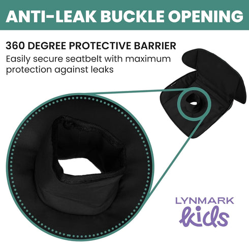 2x Lynmark Potty Training Car Seat Protector for Child Car Seat- Waterproof Soft Car Seat Piddle Pads for Toddlers