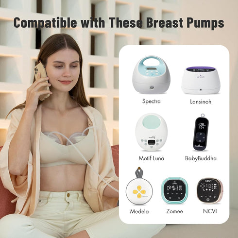 24 mm 20mm 15 oz 420 ml, 2 Phanpy Wearable Breast Pump Milk Collector Cup, New Cup Parts, Original Phanpy Breast Pump