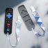 2 Pack Silicone Baby Teething Toys, Remote Control Shape for 6-12 Months, BPA Free Soft Textured Chew Toys