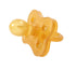 1 Count (0-6 Sweetie Rubber Pacifier STAR SHAPE RUBBER Natural Rubber with Rounded Nipple small)