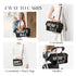 6pcs 2 printe Large Diaper Bag Tote with Changing Pad & Organized Pouches, Mom's Bag for Hospital with Pacifier Case