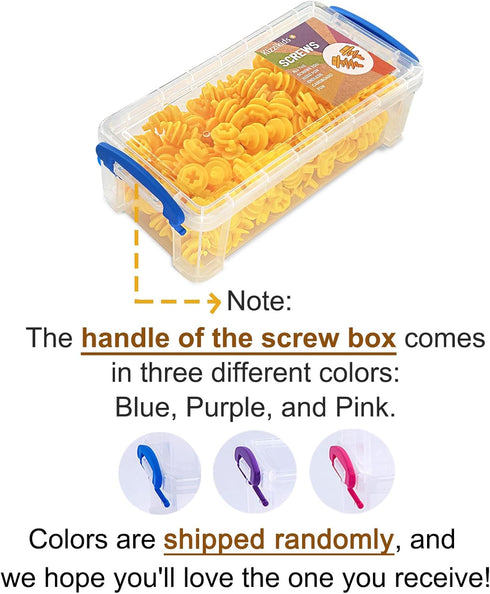 Kizzikids 180 90 90 5+(Yellow) Screws Kit Top-up Piece, Cardboard Construction Tools, STEM Educational Toys for at-Home