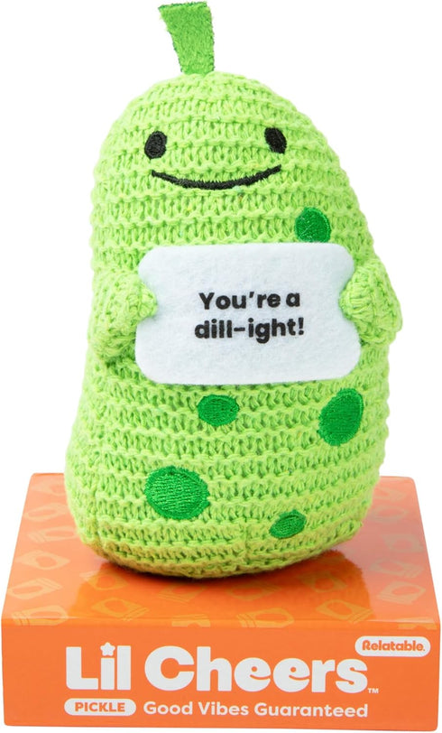 Lil Cheers Pickle By Relatable, The Uplifting Plush Ideas Spreading Good Vibes,