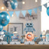 BonBeeDesign 12 Pack Robot Table Decorations - Robot Party Decorations for Kids' Birthday and Baby Shower - Robot Table