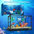 HOGOKIDS Fish Tank Building Set - 725PCS Movable Aquarium Toys with LED Light for Kids Age 8-14