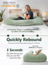 55 Inch Meiz Pregnancy Pillow, U Shaped Pregnancy Pillows for Sleeping Cooling, Maternity Pillow for Pregnant Women