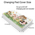 Farm Animals Life Changing Pad Covers Farmland Cow Pig Horse Dog Rooster Barn Fitted Baby Changing Table Sheets for Boy Girl Country Farmhouse Soft Stretchy Diaper Change Table Pad Mats 32''x16''