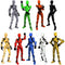 EIMONEY 9PCS Assembly Completed T-13 Action Figure 3D Printed Multi-Jointed Movable,Lucky 13