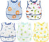 Accmor Waterproof Baby Bibs for Eating, Mess Proof Toddler Feeding Bibs for