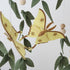 Goukurlsma Forest Crib Mobile for Girls Boys, Yellow Butterfly & Green Leaves Baby Mobile for Crib, Butterfly Mobile
