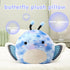 Houwsbaby 12” Butterfly Stuffed Animal - Blue Plush Pillow, Squishy Toy for Kids Birthday Festival Presents