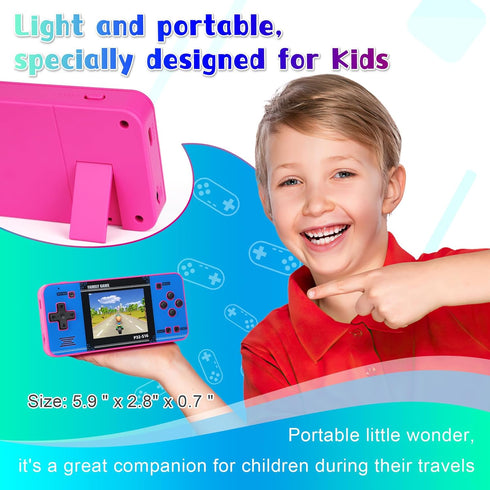 GuaiyeyeAP 220 32-bit 3.0 Handheld Game for Kids Built-in Video Games, IPS Screen, Rechargeable Portable Game , Travel