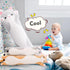 Long Cat Plush Pillow - 19.6in Cute Cat Plushie Stuffed Animals Body Pillow - Grey Kawaii Kitten Soft Plushie Doll Toy