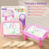 Officygnet Toddler Toys for 1 2 3 Year Old Girls, 2 Pack Magnetic Drawing Board, Doodle Board for Learning