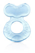 Silicone Teethe-eez Teether by Nuby, with Bristles, Hygienic Case, Blue
