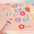YGDZ Baby Hair Ties, 300pcs Elastic Toddler Hair Ties for Little Girls, Soft Ponytail Holders, Multicolor