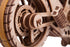 Wood Trick Motorcycle with Rubber Band Motor - Mechanical Model Kits for Adults and Kids, 10x4-3D Wooden Puzzles