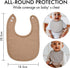 Baby Snap Bibs for Boys Girls, 10 Pack Bandana Drool Bibs with Snap, Organic Cotton