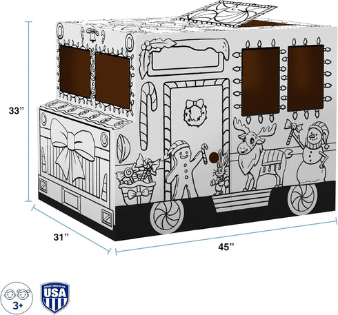 Creative Holiday Truck Playhouse for Kids