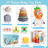 Set 6+ 1 2 Vinlon Montessori Toy for Toddler Aged Month -Sensory Fine Motor Skill Learning Toys for Baby Boys Girls.