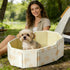 Generic Bathtub,75x45cm Folding Children Portable Space-Saving,Foldable Bath Tub with Drainage | for Boys Girls Pets