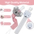 2 Pack TYRY.HU Pacifier Clip for Baby Girls, Neutral Pacifier Holder Clip for Boys, Soft Webbing Soothie Stuffed Animal