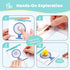 Set 8-12 GiftAmaz Paper Circuits Kit for Kids, STEM Electric Circuit Motors Kit, Child-Friendly Paper Circuit Board, DC