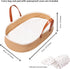 LittleLaughs Moses Basket for Babies with Muslin Blanket | Changing Basket for Baby Dresser | Portable Basket for Your