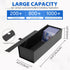 3Pack Trading Card Storage Box with 15PCS Dividers, Magnetic Toploaders, Holds 1000+ Cards or 200 Toploaders
