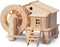 Puzzled 3D Puzzle Water Mill Set - Wood Craft Construction Model Kit, Fun Educational DIY Toy to Build and Paint
