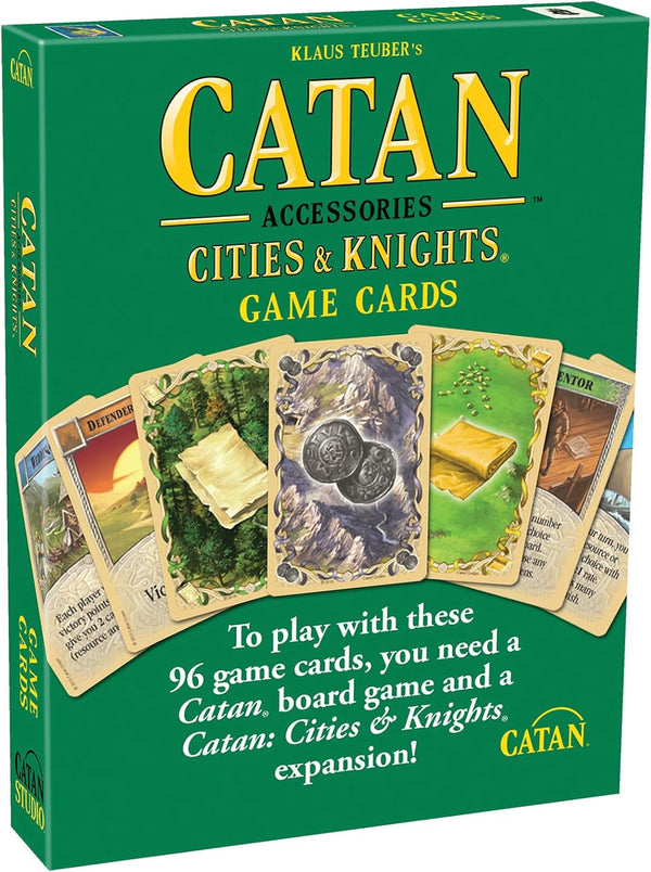 CATAN Cities & Knights Replacement Game Cards | Complete Set of 95 Game Cards for Expansion | Board Game Accessories