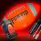 Funvip Rechargeable Glow in The Dark Football for Kids, Size 6 Light Up Football with USB Charging, Gift Box & Pump