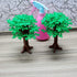 Feleph 4PCS Large Trees City Building Block Compatible with Major Brand, Classic Bricks Toy Set (6.7inch Height)