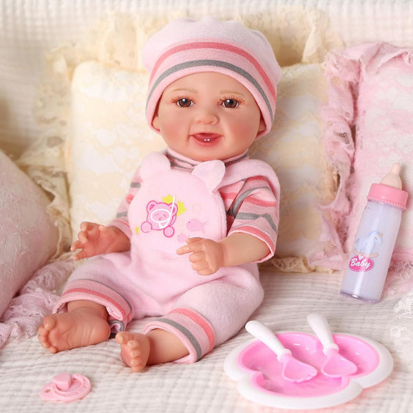 BABESIDE Baby Doll Girl - 10-Inch Realistic Baby Dolls with Magic Feeding
