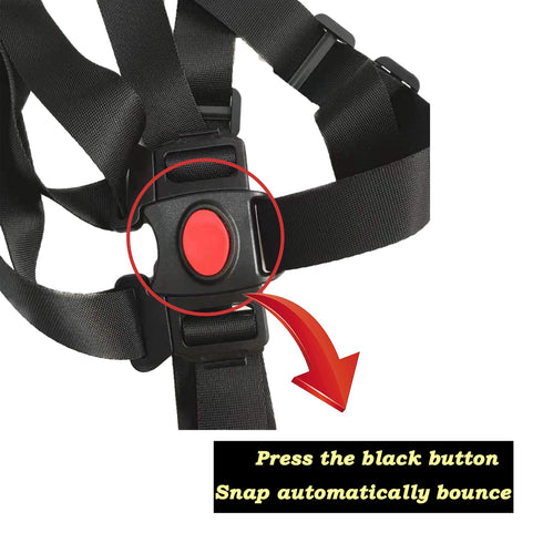 5 5 Universal Point Harness Baby Seat Belt, Adjustable Harness Baby Safety Strap, Safety Child Seat Belt with Pad