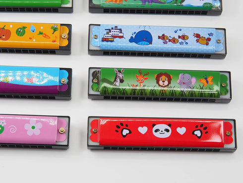 Kids Harmonica Party Favors - 12Pcs Harmonicas for Kids Musical Instrument Gift for Birthday Party