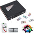 WE Games Mexican Train Dominoes, Double Twelve - Premium Ivory Tiles, Colorful