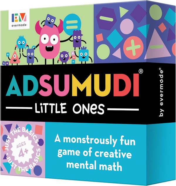 Adsumudi Math Game - Little Ones: Fun Game for Kids to Grow Addition, Subtraction & Mental Math Skills