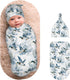 Nanyizly Cute Mallard Duck Newborns Beanie Swaddle Blanket Set Baby Receiving Blankets for