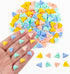 HOMICO 200 Pieces Tiny Cheese for Dollhouse Miniatures Resin Food for Crafts Mini