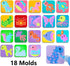 Kit,12 18 70ML Golinkid Magic Water Elf Toy Bottles Molds Aqua Fairy Water Gel Kit for Kids with Sparkling Magic Gel