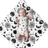 Christmas Halloween Bat Goth Pumpkin Skull Newborn Baby Swaddle Blanket Christmas Muslin Wrap Receiving Blankets Soft Large Swaddle Receiving Gifts for Baby Boy Girl by Sanghing