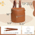 Backpack Backpack 14 miss fong Small Diaper Bag Mini Diaper Bag, Leather Diaper Bag Mini with Pockets Insulated Pockets