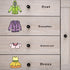 Maydahui 2 Sheets (31 Count) Removable Clothing Decals, 11 Inch Boys Girls Clothing Sort Wall Sticker for Wardrobe