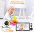 VTimes 5.5" 720P 1000ft Baby Monitor with Camera and Audio, HD Screen Video Baby Monitor No WiFi VOX Mode Pan-Tilt-Zoom