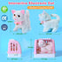 WorWoder 15PC Robot Plush Electronic Interactive Cats That Move and Meow Walking Wagging Lifelike Stuffed Kitten Toy