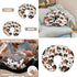 Sarogrorin 2PCS Stylish Cow Print Baby Car Seat Cover Stretchy Carrier Covers for Stroller/Shopping Cart Nursing Pillow