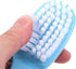 Set 2 Sets Brush and Comb for Newborns, Soft Bristle Massage Hairbrush with Comb for Sensitive Hair, Blue and Pink