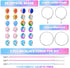 BIIB Bracelet Making Kit for Girls, Arts and Crafts for Kids Ages 8-12, Jewelry Making Kit for Girls 6-12